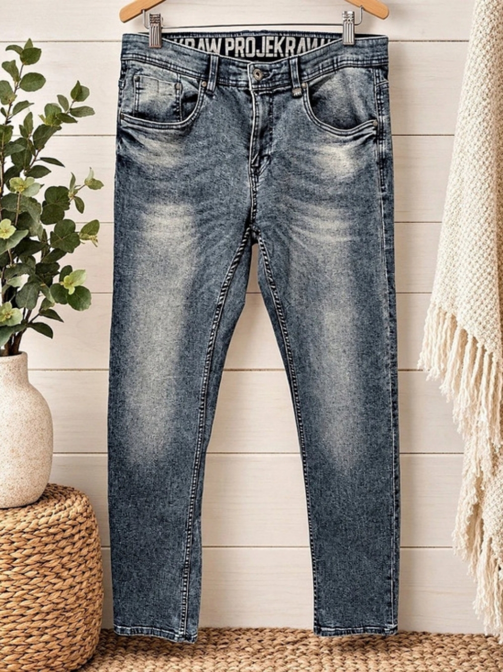 Projek Raw Men's Slim Jeans Blue Waist 34 NWT